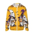 thumbnail image 2 of Lsque Cute Gnomes Halloween UPF 50+ Lightweight Sun Protection Men's Women's Long Sleeve Shirt, Hoodie Performance -Medium, 2 of 9