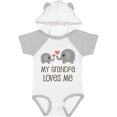 thumbnail image 3 of Inktastic My Grandpa Loves Me Boys or Girls Baby Bodysuit, 3 of 5
