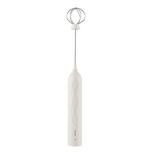TIELUTT Milk Frother Handheld Battery Operated Whisk Beater | Rechargeable Egg Beater | Foam Maker for Coffee | Mixing Shaker Jagged Edge Luck Charm Baking Hand Mixer Handle Mixer Kitchen Aide Hand M