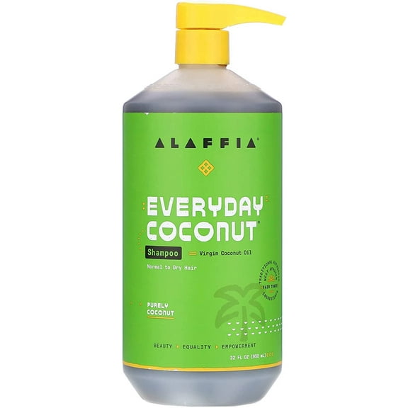 Alaffia EveryDay Coconut  Shampoo, Purely Coconut 32 fl oz