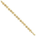 thumbnail image 7 of 14k Yellow Gold Solid Seashell Theme Bracelet, 7 of 7