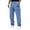 Sky Blue -AM13, variant on Dwellite Men's Corduroy Pants Wide Leg Baggy Cargo Sweatpants Loose Fit Casual Trousers with Multi Pocket White L