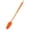 Orange, variant on Long Handle Silicone Bottle Brush | Oimcto No Dead Corner Cup Scrubber for Water Bottles, Baby Bottles & Narrow Containers