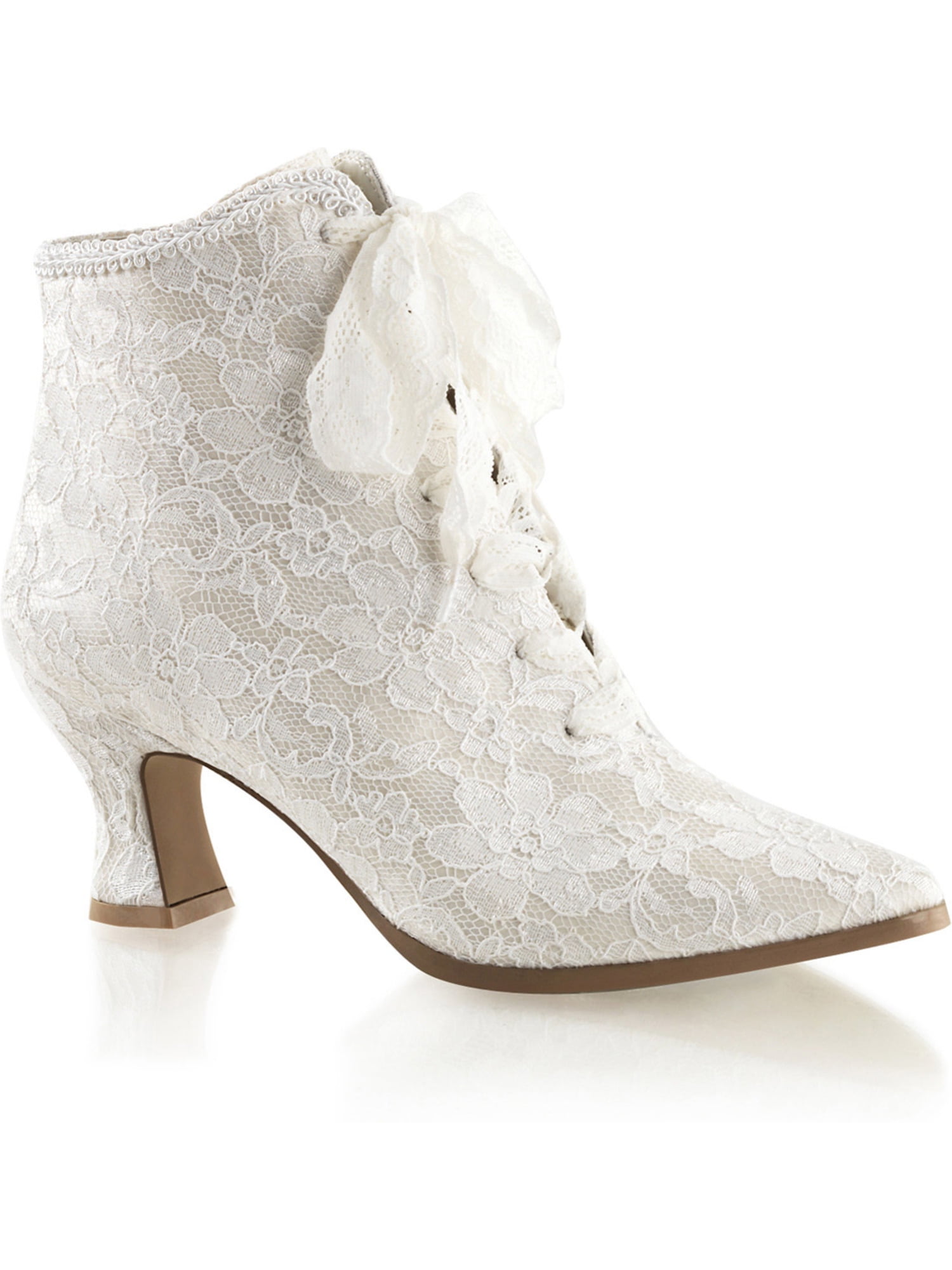 womens ivory ankle boots