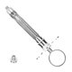 thumbnail image 5 of Jeringa de anestesia dental autoaspirante de acero inoxidable reutilizable. Accesorio de jeringa dental., 5 of 14