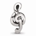 thumbnail image 2 of FB Jewels Sterling Silver Reflections Treble Clef Bead, 2 of 3