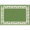 thumbnail image 1 of Great American Distributors IOFN.04.GR.7R 7 ft. Island Breeze Palms Floral & Botanical Rug, Green & Cream, 1 of 1