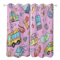 Ambulance Car Blackout Curtains for Bedroom Curtains Insulated Room Darkening Window Drapes for Living Room