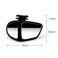 thumbnail image 3 of 2Pcs 360 Degree Rotatable 2 Side Car Blind Spot Convex Mirror Rearview Mirror Auxiliary Mirror Automobile Exterior Rear View Reversing Parking Mirror Safety Driving, 3 of 11