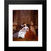 The Reluctant Bride 20x24 Framed Art Print by Auguste Toulmouche