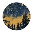 thumbnail image 4 of JRXY The Dazzling Stars and Dreamy Night Sky Round Tablecloth White, 4 of 8
