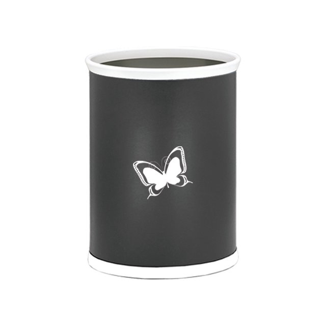 kasualware - Papelera ovalada de 14 pulgadas, 13 qt. Mariposa Kraftware Corp. 88274