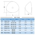 thumbnail image 4 of NORFULL Silicone Breast Prosthesis for Post Mastectomy Fake Breast Bra Enhancer Insert Pad 1 Piece, 4 of 6
