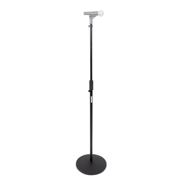 Soporte para micrófono Shure by Gator, base redonda, altura estándar