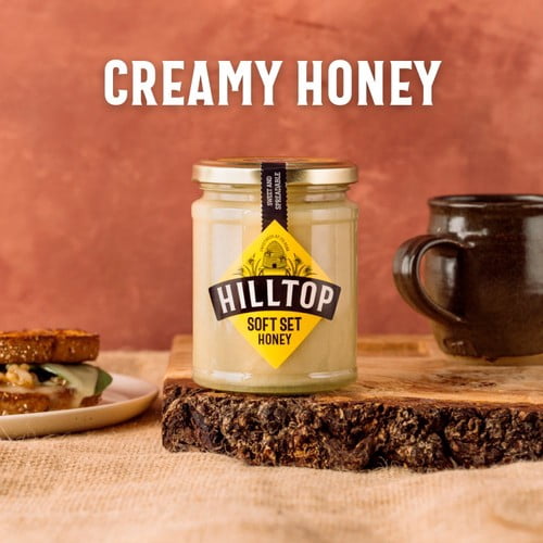 Hilltop Honey Soft Set 340g, British Import (Pack of 2)