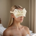 thumbnail image 2 of Ofertas Únicas 1 Pc Máscara de Sueño de Cinta Elástica Suave Cubierta para Ojos para Luz para Viajes Albaricoque, 2 of 6