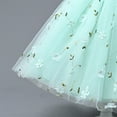 thumbnail image 2 of Vedolay Girl Dress Lace Girls Wedding Dress Embroidered Flower Princess Sparkle Tulle Birthday Party Dresses,Mint Green 100/5Y, 2 of 5