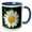 Blue/White, variant on 3drose, Daisy, 11oz Mug