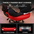thumbnail image 5 of GTPLAYER Video Gaming Chair, Ergonomic Computer Gaming Chair with Flip-Up Armrests and Adjustable Height, Comfortable Desk Chairs with Built-in Lumbar Support, Recliner with 360°Swivel (Oil Red), 5 of 8