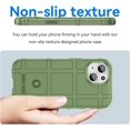 thumbnail image 6 of for Apple iPhone 15 Case for Man, Heavy Duty Shockproof Phone Case Support Wireless Charging Cover for iPhone 15 HD Green, 6 of 16