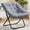 Gray, variant on EDX Comfy Chair for Adults, Soft Faux Fur Folding Lounge for Bedroom Living Room Dorm Rooms Flexible Reading Chair