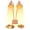 Rose Gold, variant on ToppiJoy 2-Head Food Insulation Lamp, 500W Portable Electric Heating Lamp, Commercial 360° Rotatable Warmer, for Restaurant Kitchen Cafeteria Rose Gold