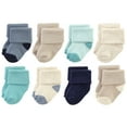 thumbnail image 2 of Hudson Baby Cotton Rich Baby Terry Socks 16-Pack, Navy Taupe, 6-12 Months, 2 of 2