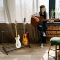 thumbnail image 3 of Multi Guitar Stand Rack, Folding Multiple Guitars Stand, Portable Guitar Holder, Guitar Display Holder for Guitar & Bass, Studio & Home  (5 Holder/7 Holder), 3 of 6