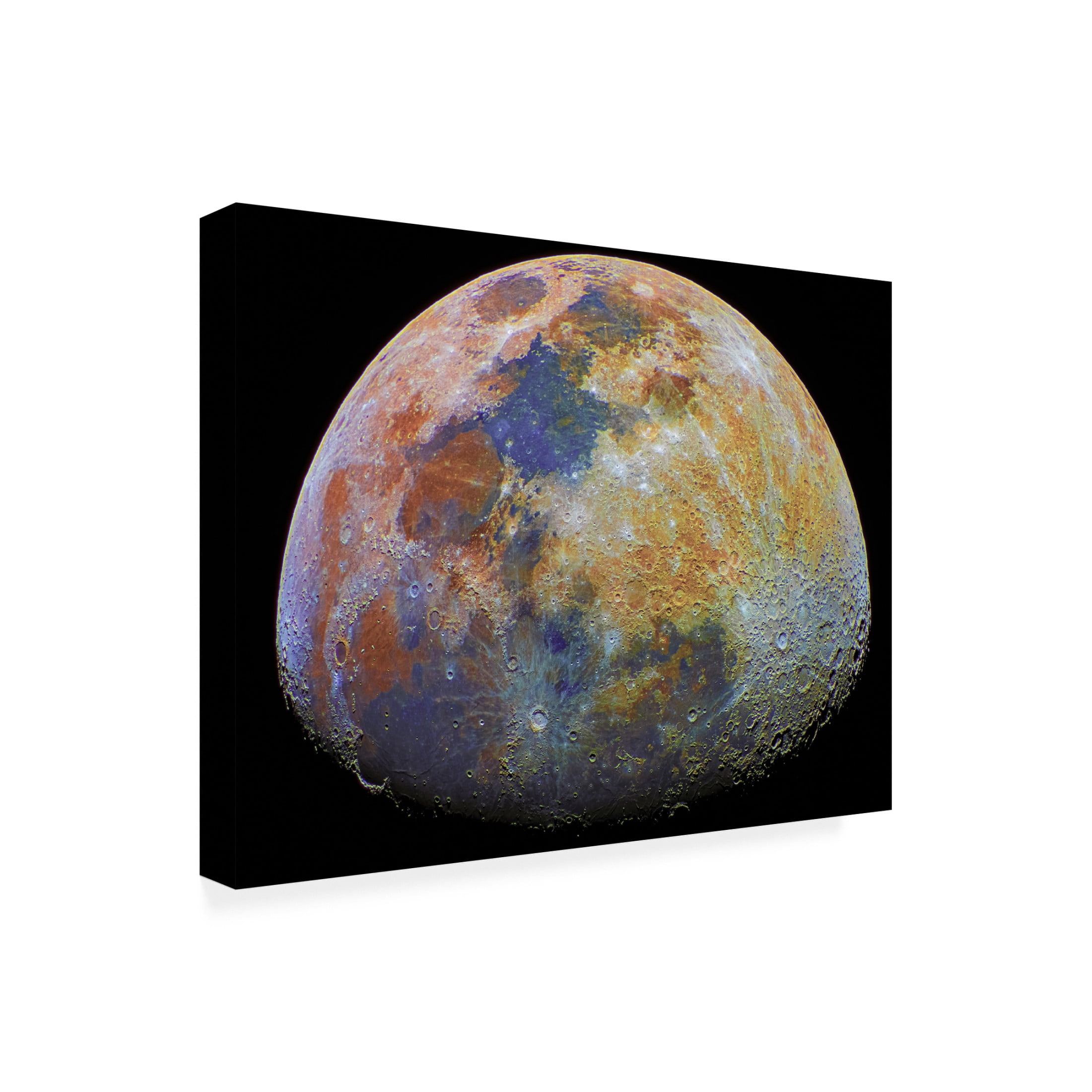 Canvas Wall Art - Alberto Ghizzi Panizza 'Mineral Moon' Wall Art for Living Room, Bedroom, or Office Décor by Trademark Fine Art - 19 x 14 Inches