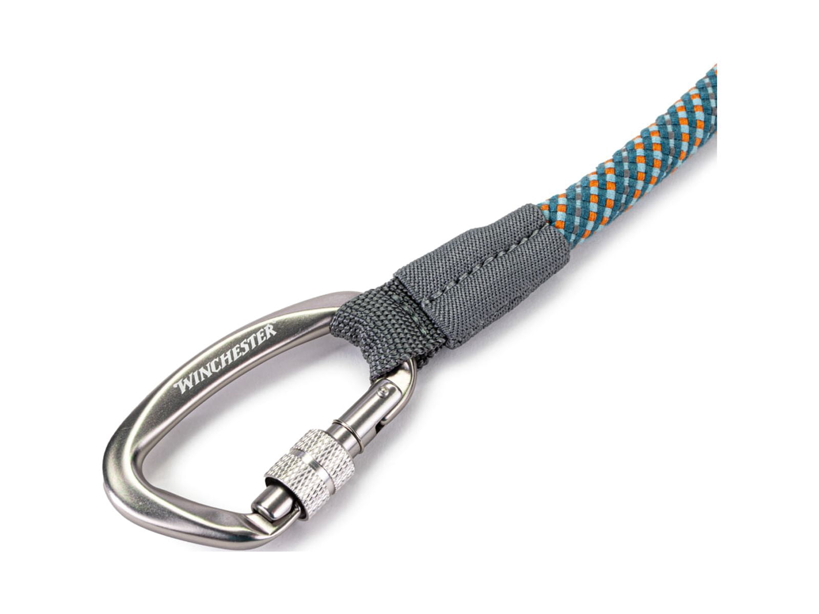 Winchester Pet Deluxe Rope Leash 6-Foot, Aqua Haze, 6 foot