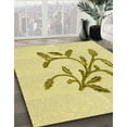 thumbnail image 3 of Ahgly Company Machine Washable Indoor Round Transitional Sun Yellow Area Rugs, 7' Round, 3 of 7