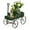 Green, variant on Patiojoy Wooden Garden Flower Planter Wagon Wheel Plant Bed Decorative Garden Planter for Backyard Garden Green