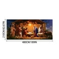 thumbnail image 2 of Merry Christmas Party Background Santa Photography Garage Door Decoration 7x16 Ft for Holiday Celebrations and Festive Gatherings, 2 of 4