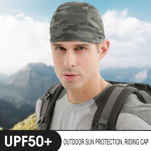 Grey Ghost Gear Greyghost Absorption Sweat Cap- Hat Helmet Liner, Running Beanie, Evaporative Cool Technology, Cools Instantly When Wet, Protection, F