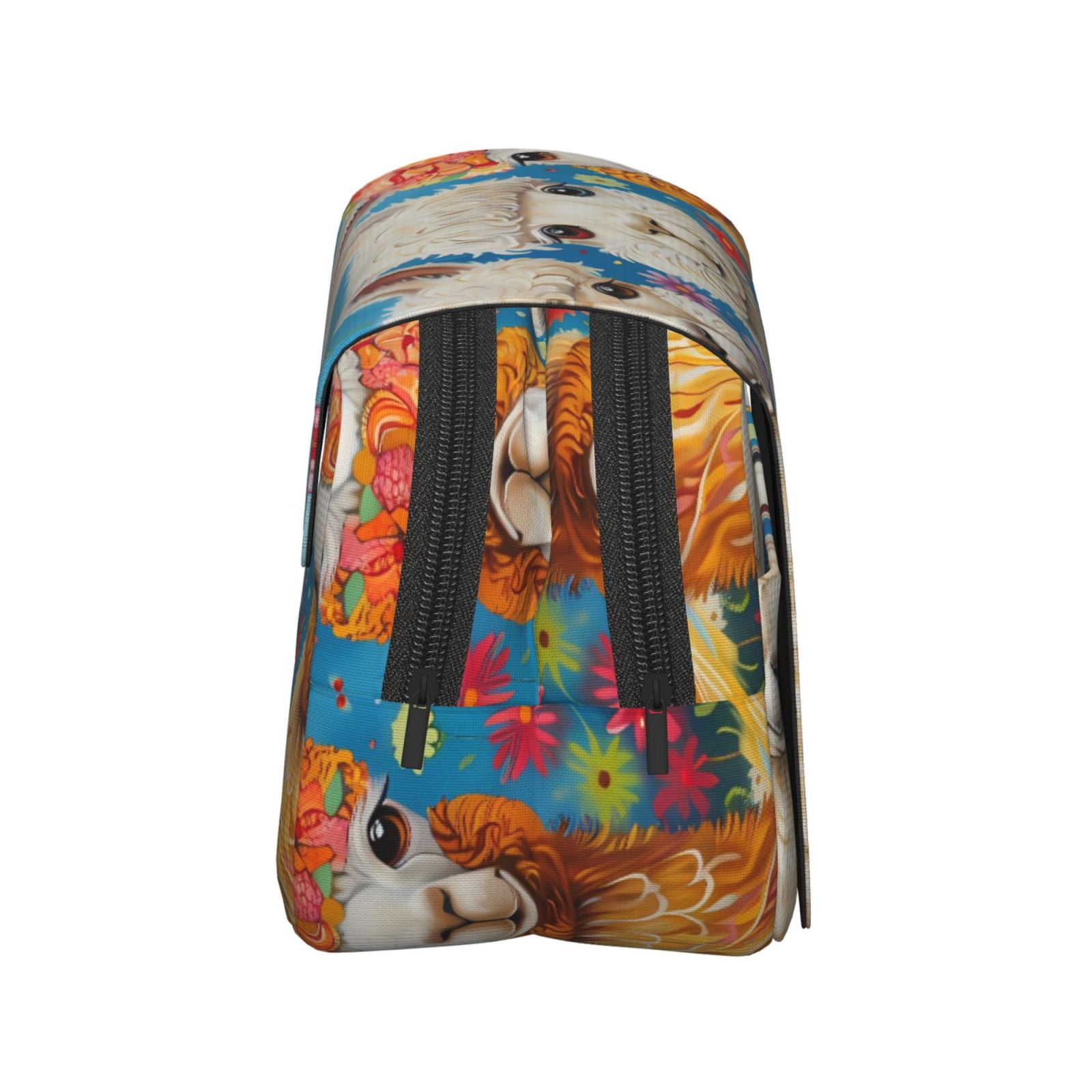 Large-Capacity Flip-Top Double-Layer Pencil Case, Multi-Functional Pocket Pen Case, Durable Stationery Organizer Cute Llamas Alpacas (6)
