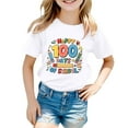 thumbnail image 1 of TZEWGL T-Shirts pour Enfants Imprimé Mignon Col Rond Manches Courtes Vêtements pour Tout-Petits Taille 8-9T, 1 of 4