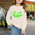 thumbnail image 2 of Mercatoo Boys Girls Pullover Halloween Crewneck Long Sleeve Pumpkin Graphic Printed Sweatshirt Loose Warm Tops, 2 of 6