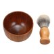 thumbnail image 5 of Beard Shaving Cream Bowl Shaving Soap Mug for Men with Shave Lather Brush Wooden Shaving Bowl, 5 of 5