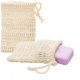 thumbnail image 1 of 2x Bolsa de jabón de sisal Bolsa de jabón de red natural Esponja de jabón 14 cm X 9 cm, 1 of 4