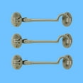 thumbnail image 2 of Renovators Supply Cabin Hook 4" Satin Nickel Pack of 3, 2 of 9