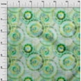 thumbnail image 3 of oneOone Cotton Flex Green Fabric Tie Dye Sewing Material Print Fabric By The Yard 40 Inch Wide, 3 of 6