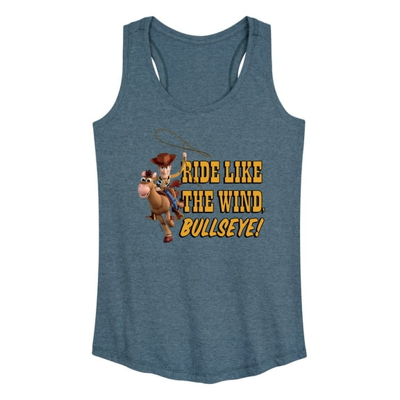 Toy Story - Ride Like The Wind - Women's Racerback Tank Top