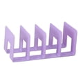 thumbnail image 3 of Sujetalibros De Acrílico Para Ahorrar Espacio, Soporte Para Libros, Estantería Para Encimera, Sala De Estudio, Color Morado, 3 of 8