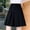 Black, variant on Babysbule Women Skirts Fashion Women Pleated A-Line Skirt Anti-Burnout Solid High Waist Short Skirt