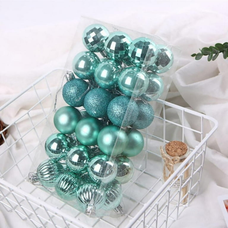 Silver Christmas Ball Ornaments 32 Pieces Shatterproof Holiday Wedding  Party Decorations Trim-a-tree Craft Decorations 3558 