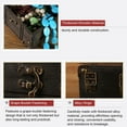 thumbnail image 3 of Vintage Wooden Jewelry Storage Box, Handmade Wooden Treasure Chest Case Trinket Box  For Table Top, 3 of 8