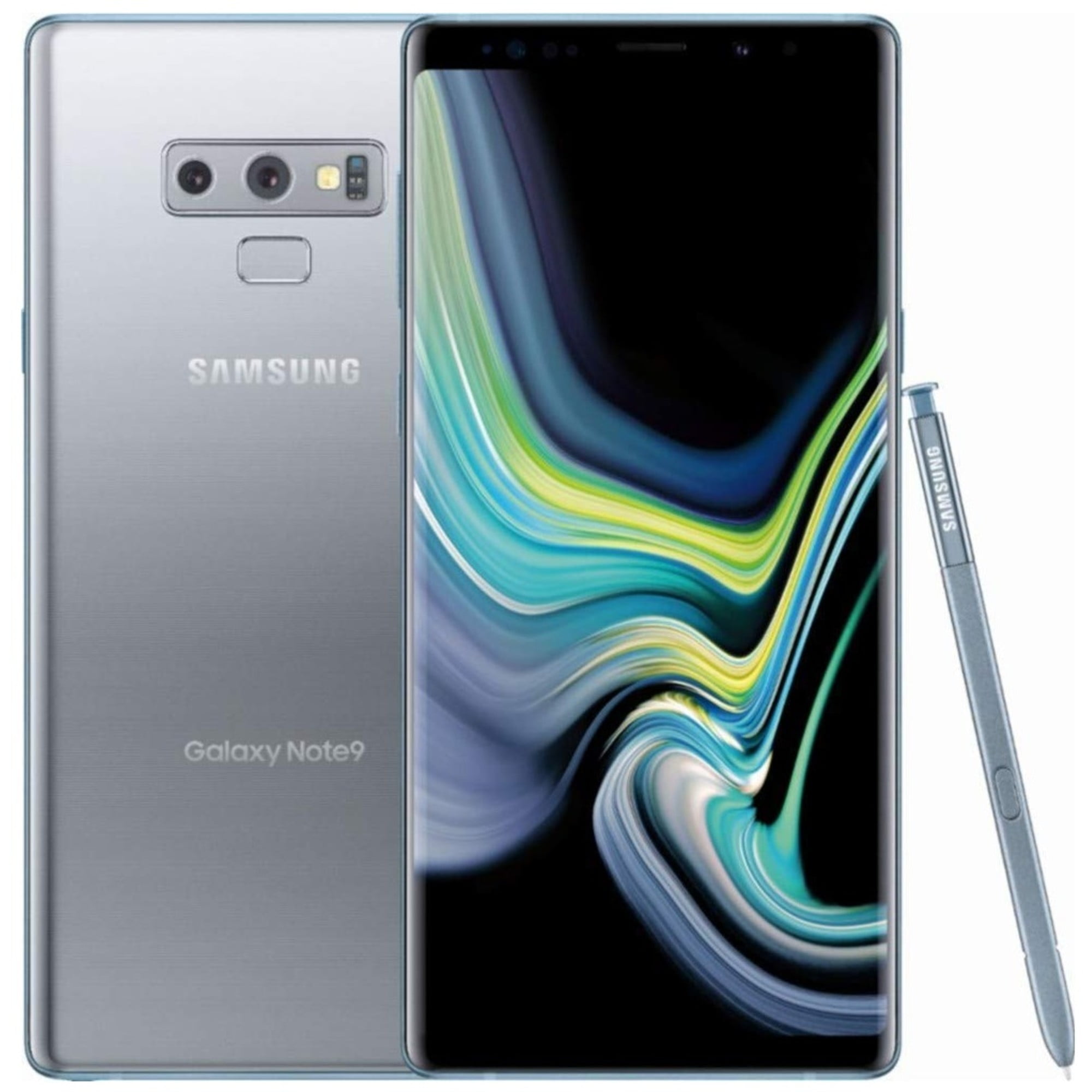 Restored Samsung Galaxy Note 9 128GB Fully Unlocked Cloud Silver Smartphone (Refurbished)