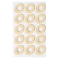 thumbnail image 1 of Vogacara 15 piezas/juego de esponja de látex para callos, almohadilla de pie de repuesto autoadhesiva Cuidado de los pies Óvalo grande, 1 of 6