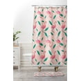 thumbnail image 2 of Society6 Cynthia Haller Pink Flamingo Tropical Pattern Bath Mat 34" x 21", 2 of 3