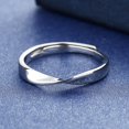 thumbnail image 4 of Anillo de pareja Mobius moda 520 anillo de San Valentín mujer Net Red anillo abierto simple regalo Qixi, 4 of 5